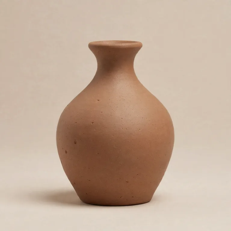 The same ceramic pot, in the soft colour backdrop setting